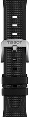 Silikon-Uhrenarmband Tissot T852.048.462 (für Modell Tissot PRX 40mm), schwarz, Quick Release