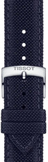 Textil-Uhrenarmband Tissot T852.048.185 21mm, blau, Quick Release
