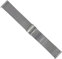 Edelstahlarmband Orient UM00P112J0 21mm (für Modelle RA-AC00 Bambino Version 6), Milanaise-Uhrenarmband, silber