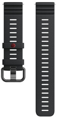 Silikon-Uhrenarmband Polar 22mm, schwarz V1, Größe S-L, Quick Release