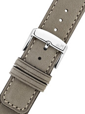 Lederband Morellato Coubert 6021C38.125 M, grau, recyceltes Material
