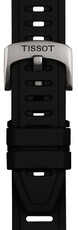 Silikon-Uhrenarmband Tissot T852.049.249 21mm, schwarz (Gr. XS), Quick Release