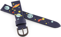 Kunstlederband JVD RJ7225.1 16mm, Blau, Kinder