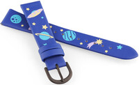 Kunstlederband JVD RJ7225.2 16mm, Blau, Kinder
