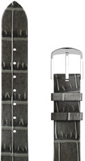 Lederband JVD RBR14C819-LEA-V14 16mm, grau