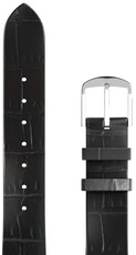 Lederband JVD RBR14C819-LEA-V9 16mm, schwarz