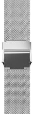 Stahlarmband JVD RBR14C819-MESH 16mm, Silber, Mailänder