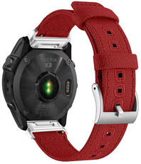 Ricardo Nylon-Armband 22mm (für Garmin Fenix 8/7/6 (47mm), Epix 2 etc.), rot, QuickFit
