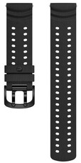 Silikonband Polar 22mm, schwarz V2, Größe S-L, Quick Release
