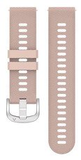 Ricardo Silikonarmband 18mm (für Garmin Venu 2S, Vívoactive 4S, Forerunner 265S, Venu 3S, etc.), beige, Schnellverschluss