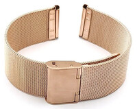 Stahlarmband Ricardo Barletta, Roségold, Mailänder