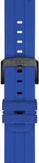 Silikonband Tissot T852.050.991 22mm, Blau, Quick Release