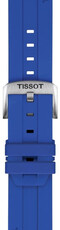 Silikonband Tissot T852.051.021 22mm, Blau, Quick Release