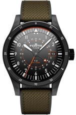 Fortis Flieger F-43 Triple-GMT Automatic COSC Chronometer F4260004 Limited Edition 100pcs (+ Ersatzband)