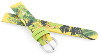 Kunstleder-Uhrenarmband JVD RJ7228.1 14mm, gelb, Kinder