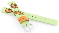 Kunstleder-Uhrenarmband JVD RJ7229.1 14mm, grün, Kinder