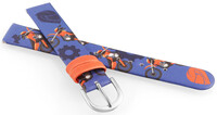 Kunstlederband JVD RJ7233.3 14mm, Blau, Kinder