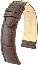 Lederband Hirsch Duke 01028110NQ-1, Braun, Kalb