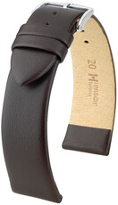 Leder-Uhrenarmband Hirsch Toronto L 03702010NQ-2, braun, Kalbsleder, Länge L