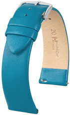 Lederband Hirsch Viazza 03920184-2, Blau, Kalb, Quick Release