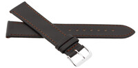 Leder-Uhrenarmband JVD R23002 16mm, braun