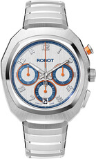 Robot Robotic One Silver 2501ST01 Automatic Chronograph (+ Ersatzband)