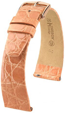 Lederband Hirsch Prestige 02208122-7, orange, Krokodilhaut, Quick Release