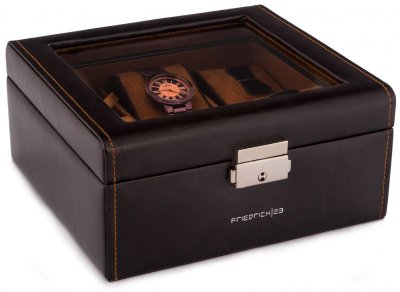 Uhrenkassette Friedrich Lederwaren Bond 20085-3