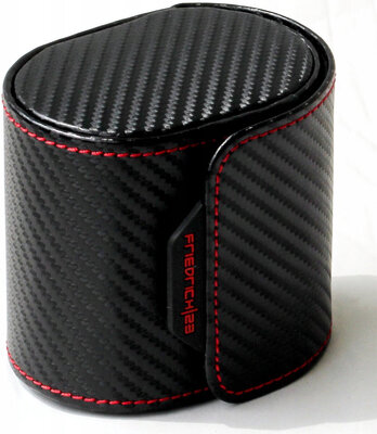 Uhrenetui Friedrich Lederwaren Carbon 32057-2