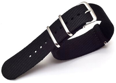 Nylon-Riemen Ricardo, schwarz, NATO