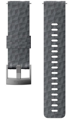 Silikonband Suunto 24mm (pro Suunto Spartan Sport, Spartan Sport Wrist HR/Baro, Suunto 9), Grau