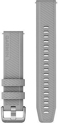Silikon-Uhrenarmband Garmin 20mm, Powder Grey, Quick Release, 010-12925-00