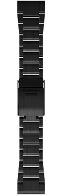 Titanarmband Garmin 26mm (für Garmin Fenix 8/7X/6X (51mm), Tactix u. a.), schwarz V2, QuickFit, 010-12580-00