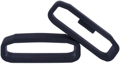 Silikon-Schlaufe Garmin (für QuickFit 26mm), black, 4 Stück
