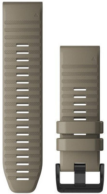 Silikon-Uhrenarmband Garmin 26mm (für Garmin Fenix 8/7X/6X (51mm), Tactix u.a.), beige V1, QuickFit, 010-12864-02