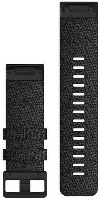 Nylon-Uhrenarmband Garmin 26mm (für Garmin Fenix 8/7X/6X (51mm), Tactix u.a.), grau, QuickFit, 010-12864-07