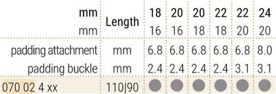 Leder-Uhrenarmband Hirsch Navigator 07002410-2, braun, Kalbsleder, Länge L