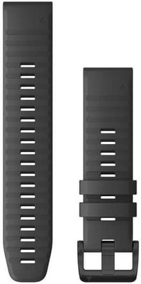 Silikon-Uhrenarmband Garmin 22mm (für Garmin Fenix 8/7/6 (47mm), Epix 2 u. a.), grau V1, QuickFit, 010-12863-22