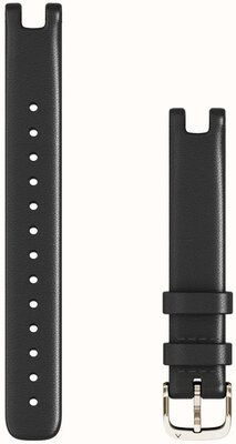 Leder-Uhrenarmband Garmin 14mm (für Lily), schwarz V1, 010-13068-A5