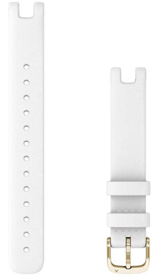 Leder-Uhrenarmband Garmin 14mm (für Lily), weiß V1, 010-13068-A3