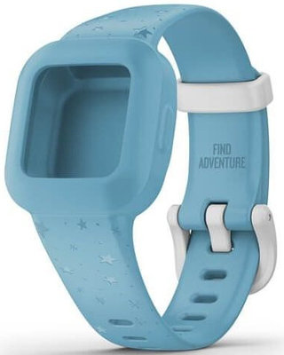 Kunststoff-Uhrenarmband Garmin (für Vívofit junior 3), blau, 010-12469-42
