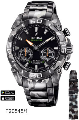 Festina Chrono Bike 2021 20545/1 Hybrid Connected Special Edition (+ Ersatz-Uhrenarmband)