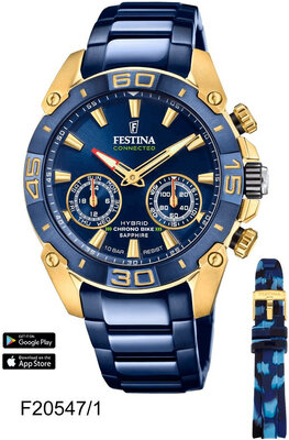 Festina Chrono Bike 2021 20547/1 Hybrid Connected Special Edition (+ Ersatz-Uhrenarmband)