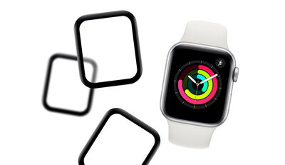 3D-Schutzglas Mosh Tempered Glass Protector 0.5mm für Apple Watch Series 4/5/6/SE 40mm