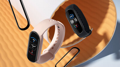 3D-Schutzglas Mosh Tempered Glass Protector 0.5mm für Xiaomi Mi Band 5 (2 St.)