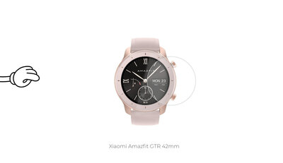 3D-Schutzglas Mosh Tempered Glass Protector 0.3mm für Amazfit GTR 42mm