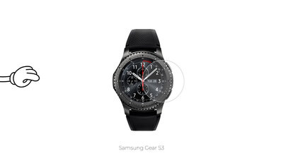 Schutzglas Mosh Tempered Glass Protector 0.3mm für Samsung Gear S3