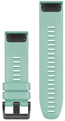 Silikon-Uhrenarmband Garmin 26mm (für Garmin Fenix 8/7X/6X (51mm), Tactix u.a.), blau, QuickFit + Verlängerungsstück, 010-12905-00