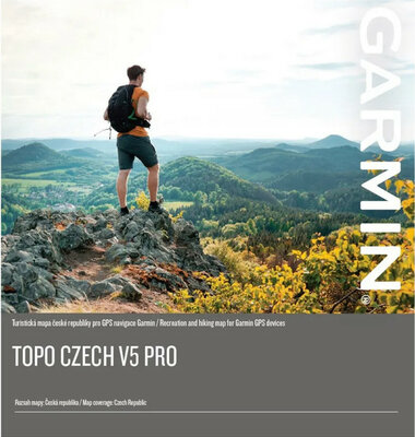 TOPO Garmin Czech V5 PRO Voucher (topografische Karten)