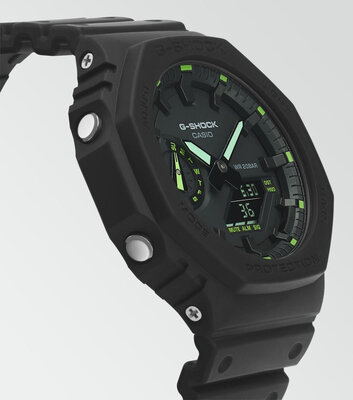 Casio G-Shock Original GA-2100-1A3ER Carbon Core Guard Utility Black Series